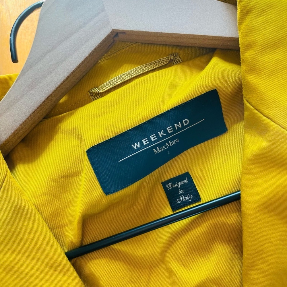 Weekend MaxMara Yellow Blazer Jacket - Picture 10 of 13